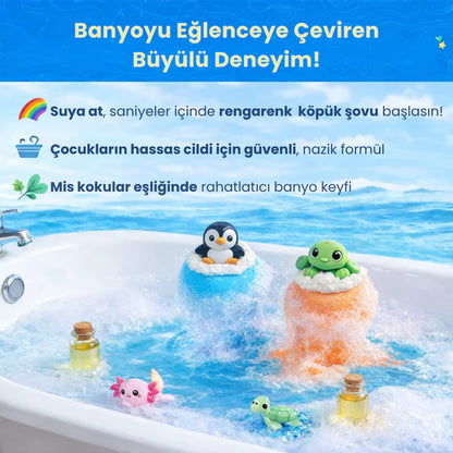 KiddiesCreate™ Eğlenceli Banyo Topu Seti