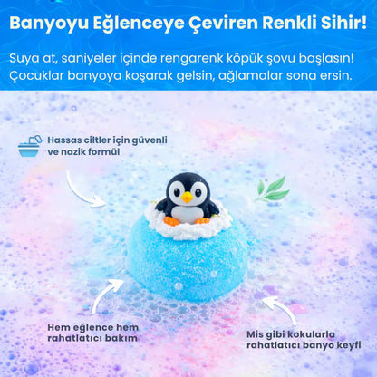 KiddiesCreate™ Eğlenceli Banyo Topu Seti